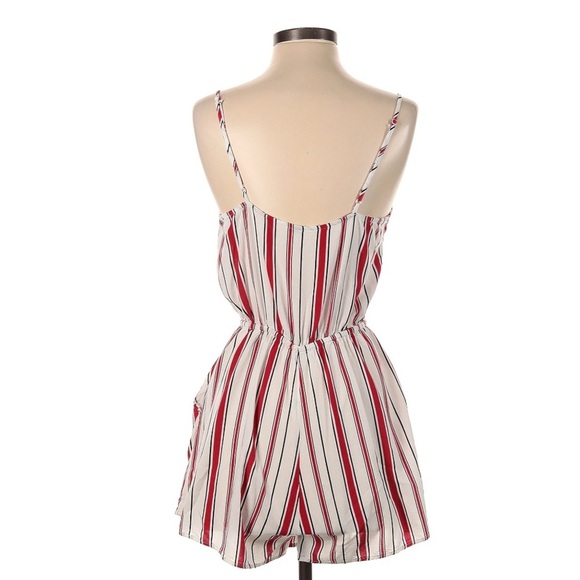 &Denim by H&M Stripe Romper l SIZE 4 - Picture 2 of 3